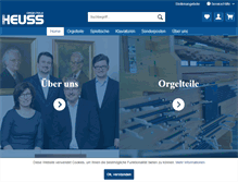 Tablet Screenshot of ottoheuss.de